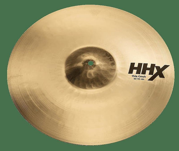 Sabian 11606XTB 16” HHX Brilliant Thin Crash Cymbal