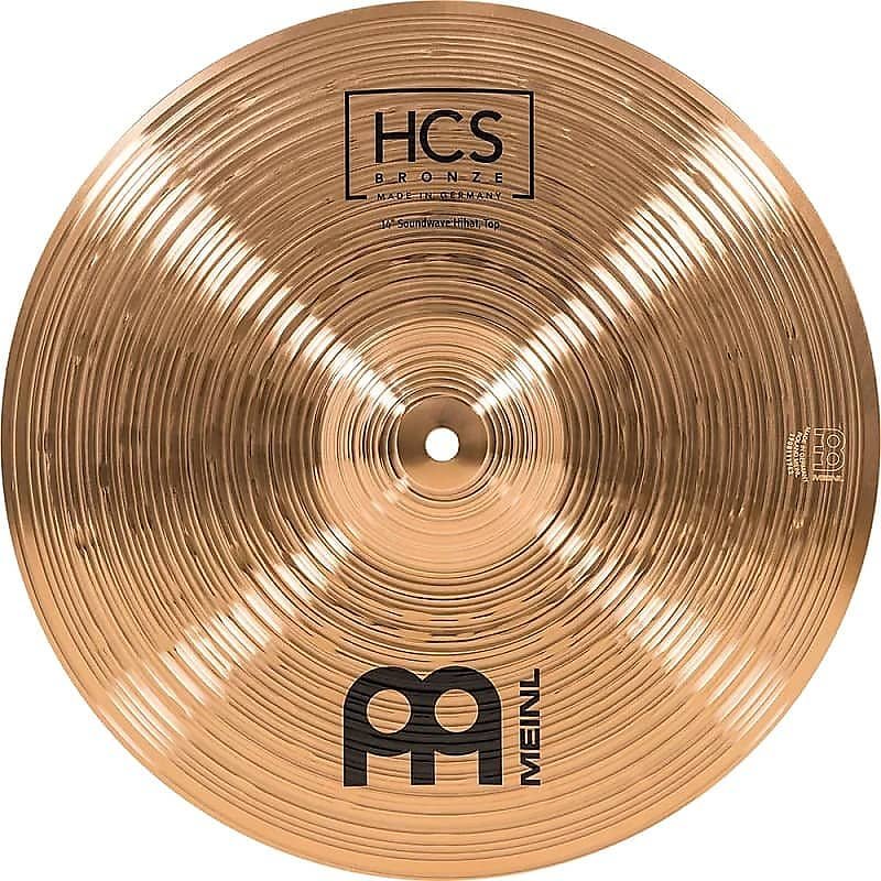 Meinl HCS Bronze HCSB14SWH 14" Soundwave Hihat, pair