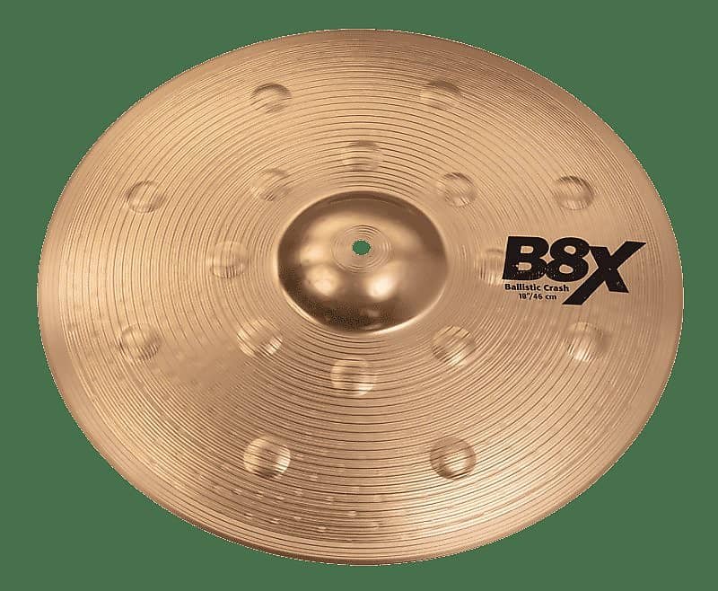 Cymbale crash balistique Sabian 418BCX 18" B8X