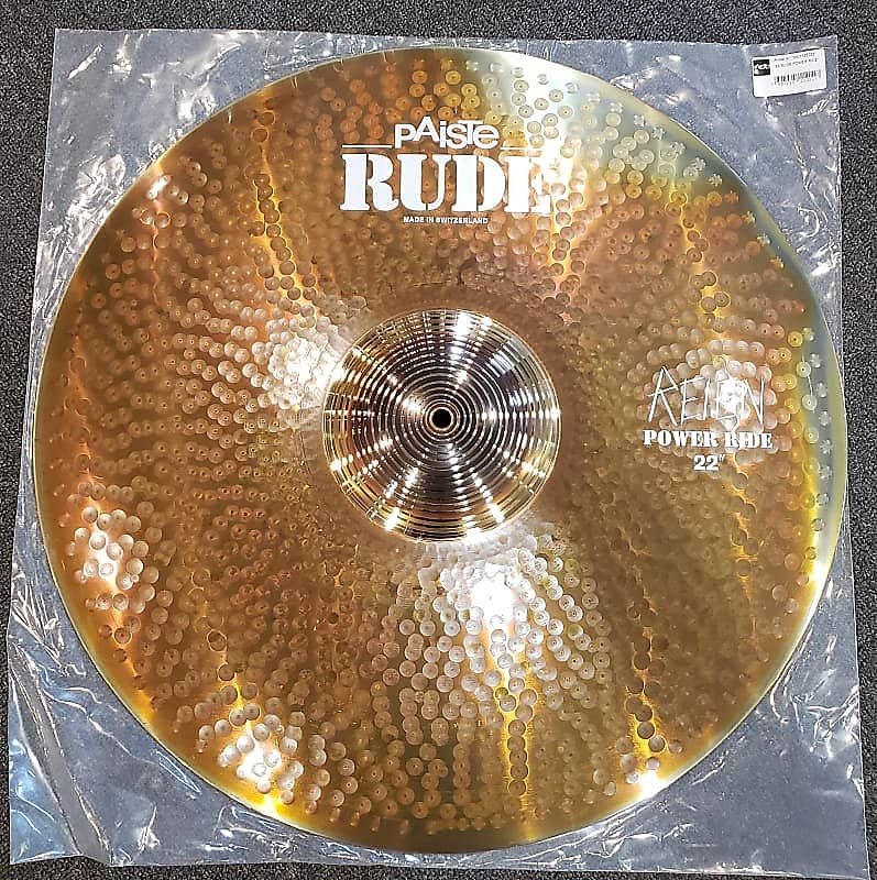 Cymbale Power Ride Paiste 22" RUDE Dave Lombardo Signature "The Reign" *EN STOCK* 