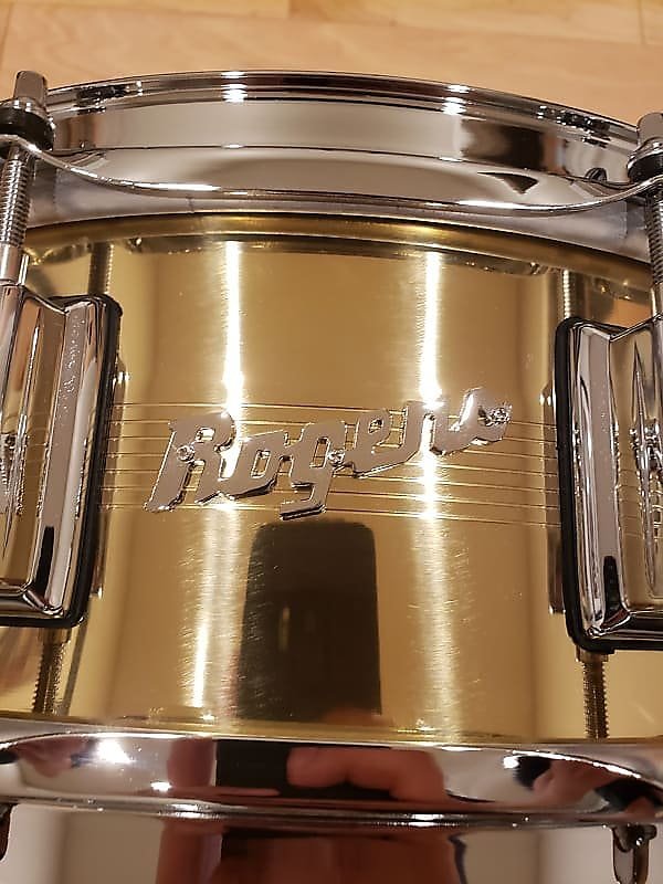 Caisse claire personnalisée Rogers 5x14" B7 Brass Dyna-Sonic