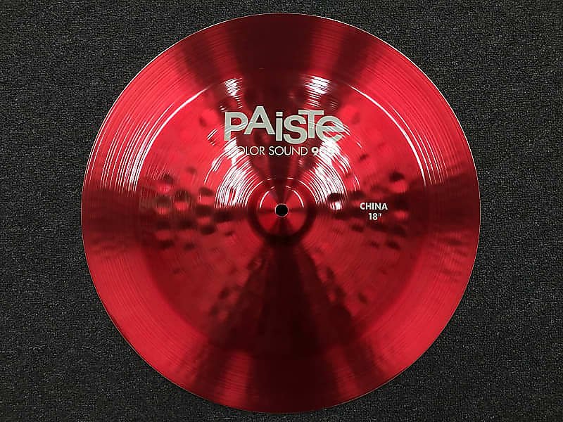 Paiste 18" Color Sound 900 Series Red China Cymbal *IN STOCK*