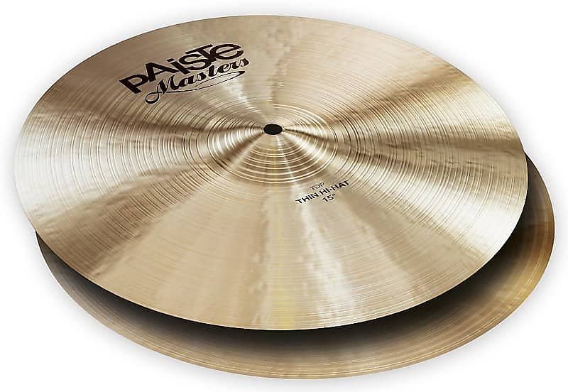 Cymbale de charleston fine Masters 15" Paiste *EN STOCK*