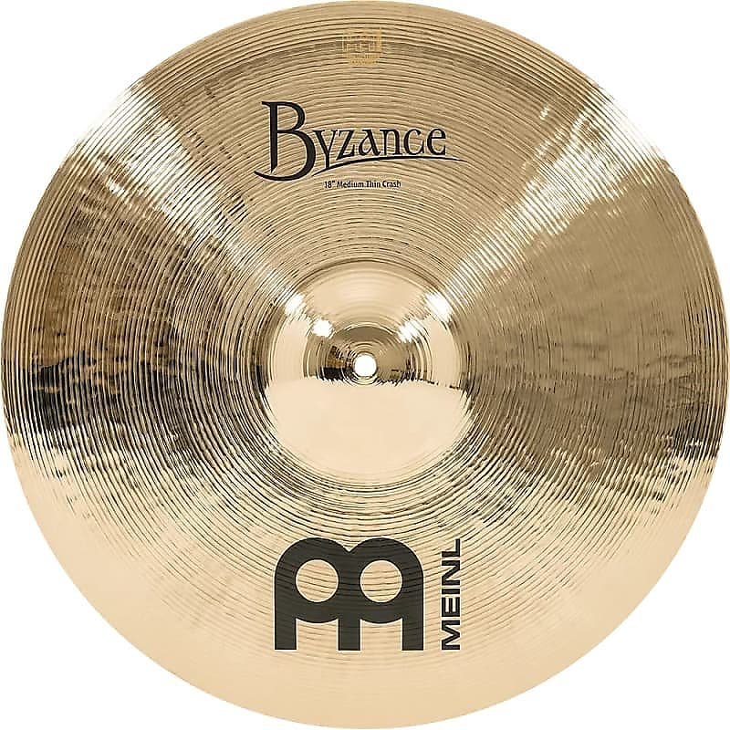 Meinl Byzance Brilliant B18MTC-B 18" Medium Thin Crash Cymbal