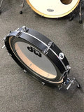 DW DDBD0320BLCR 3x20" Pancake Bass Drum w/ Hoop Clamp Spurs in Satin Black