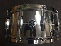 Caisse claire Gretsch GB4164 Brooklyn Series 6,5 x 14" chromée sur laiton (COB)