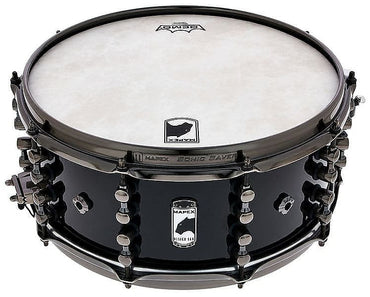 Caisse claire Mapex 6x14" Jeff Hamilton Signature Black Panther "Maximus" Design Lab