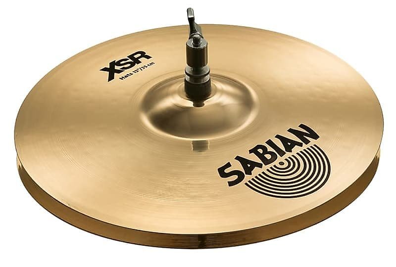 Sabian XSR1302B Cymbales XSR Brilliant Hi-Hat 13" (paire)