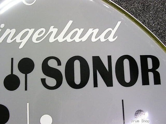 Sonor Black Vintage 80's Logo Replacement Sticker (Hi Quality 3M Vinyl!)