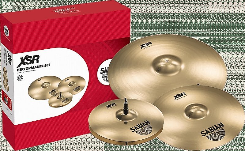 Sabian XSR5005B XSR Brilliant Performance Cymbal Set