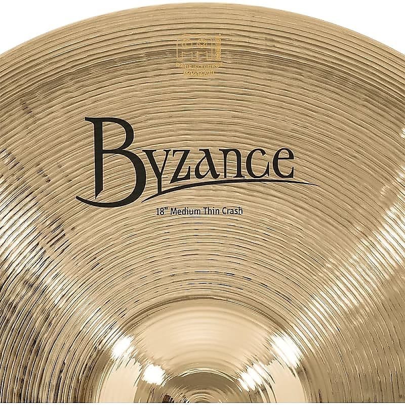 Meinl Byzance Brilliant B18MTC-B 18" Medium Thin Crash Cymbal