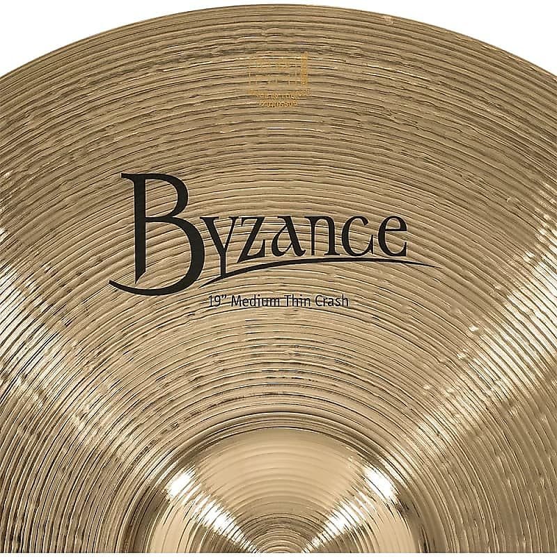 Meinl Byzance Brilliant B19MTC-B 19" Medium Thin Crash Cymbal