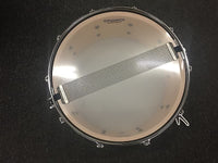 Caisse claire Dynamicx BackBeat Series 6,5x14" Black Swamp en placage de bois de zèbre (commande spéciale)