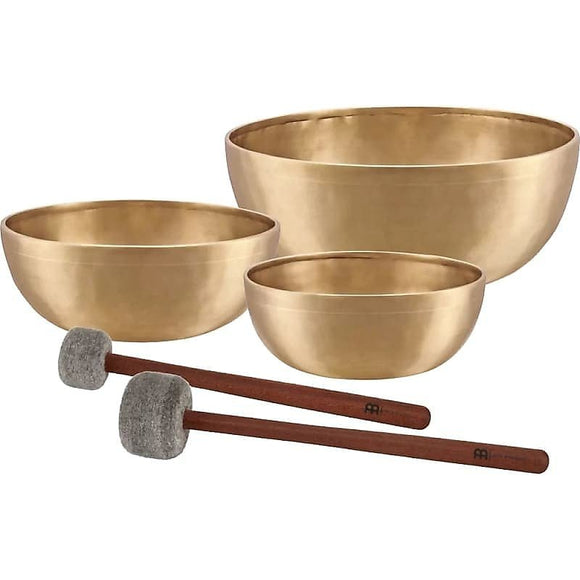 Meinl Sonic Energy SB-E-4600 1000G, 1400G & 2200G 3-Piece Energy Therapy Series Singing Bowl Set