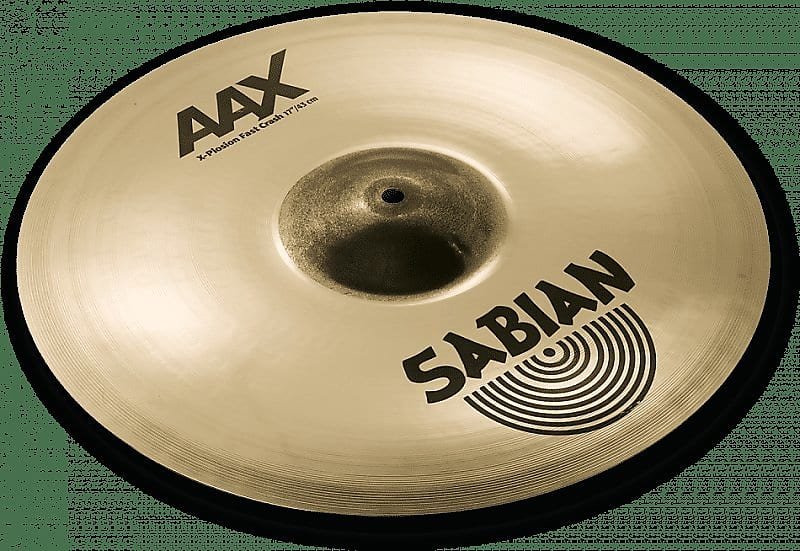 Cymbale crash rapide Sabian 21785XB 17" AAX Brilliant X-Plosion