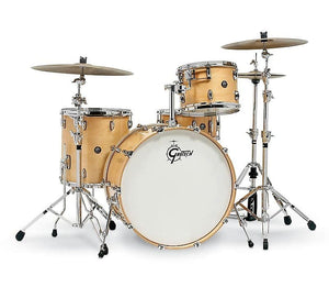Gretsch RN2-R644-GN 13/16/24 Renown Drum Kit Set in Gloss Natural w/ Matching 14" Snare Drum