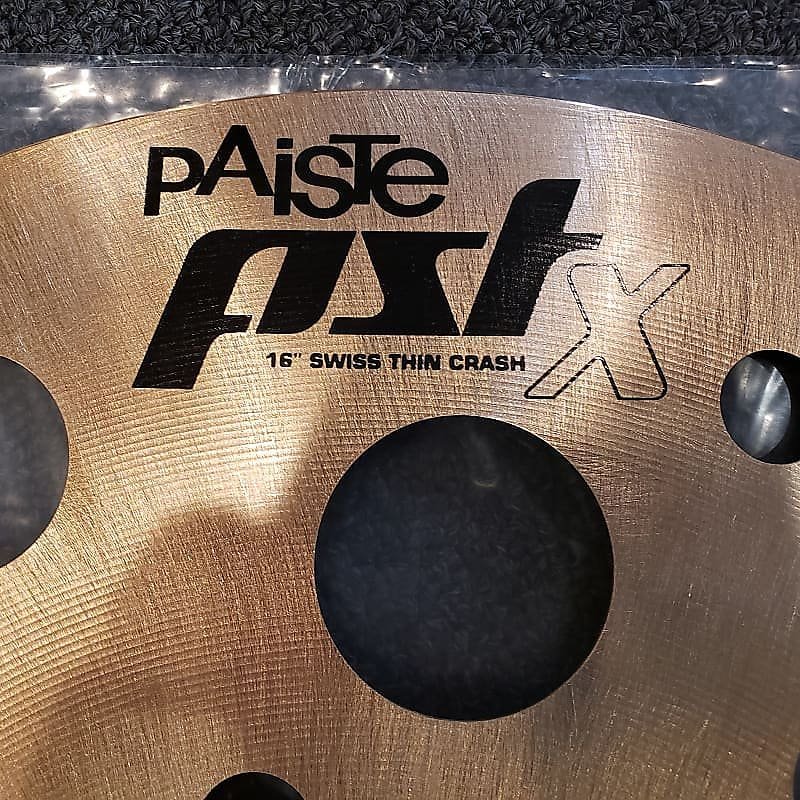 Cymbale crash fine Paiste 16" PST X Swiss *EN STOCK*