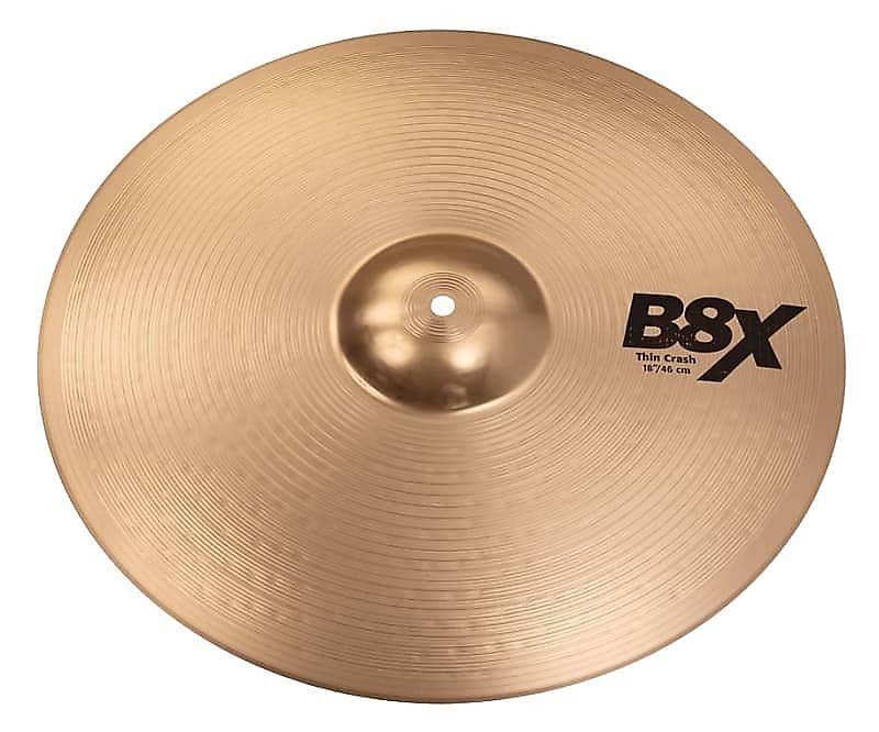 Cymbale crash fine Sabian 41806X 18" B8X