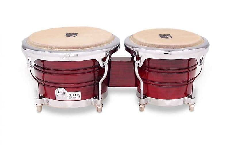 Toca 3170CF Elite Pro Bongos in Crimson Fade