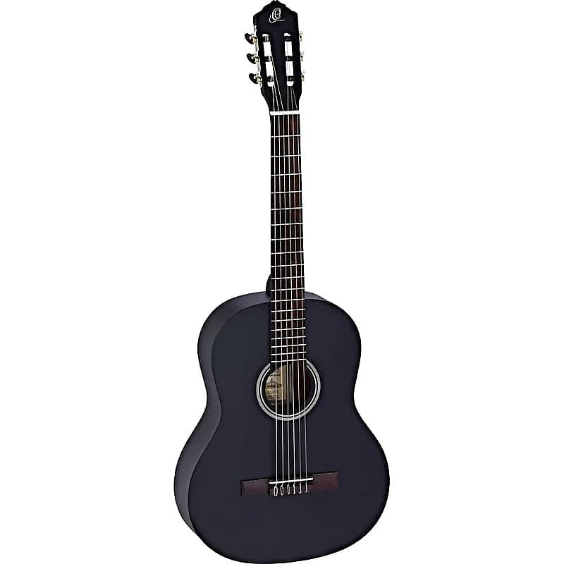 Ortega Guitars RST5MBK Student Series Nylon 6-String Guitar in Satin Black