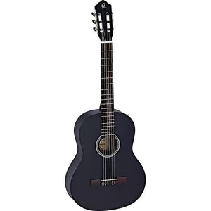Ortega Guitars RST5MBK Student Series Nylon 6-String Guitar in Satin Black