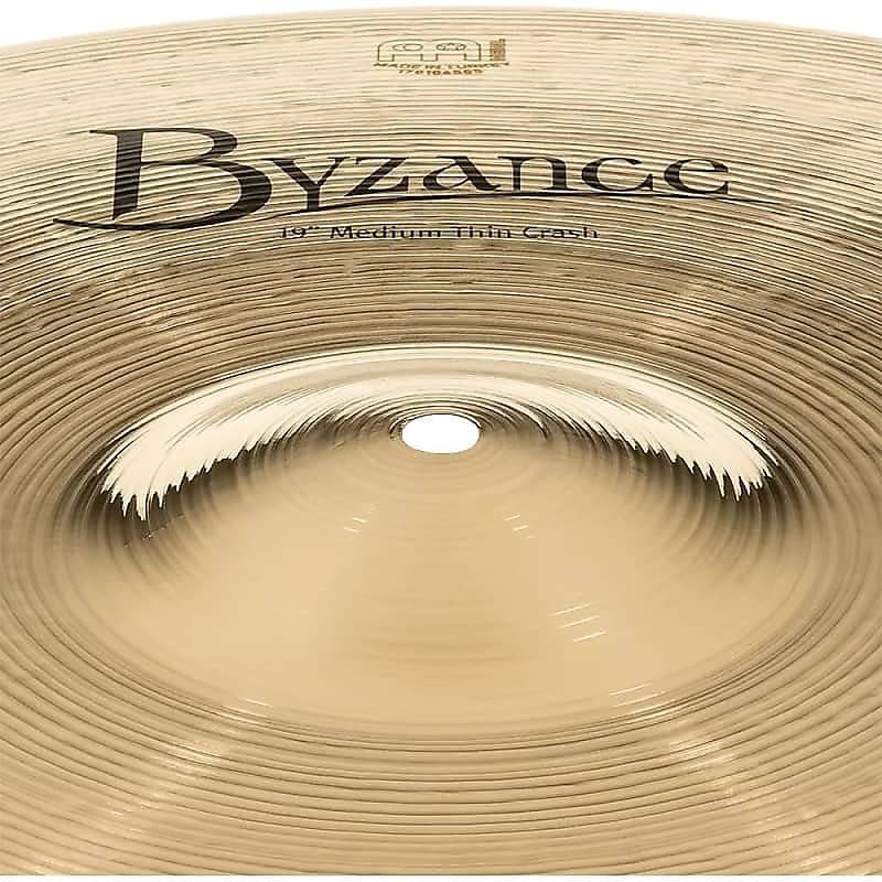 Meinl Byzance Brilliant B19MTC-B 19" Medium Thin Crash Cymbal