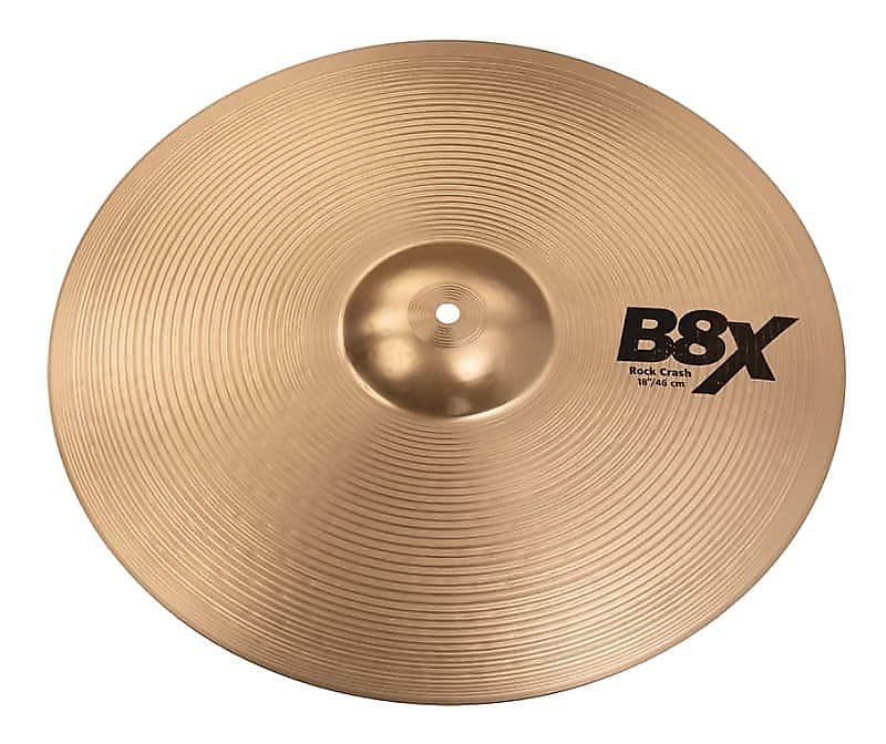 Cymbale crash rock Sabian 41809X 18" B8X