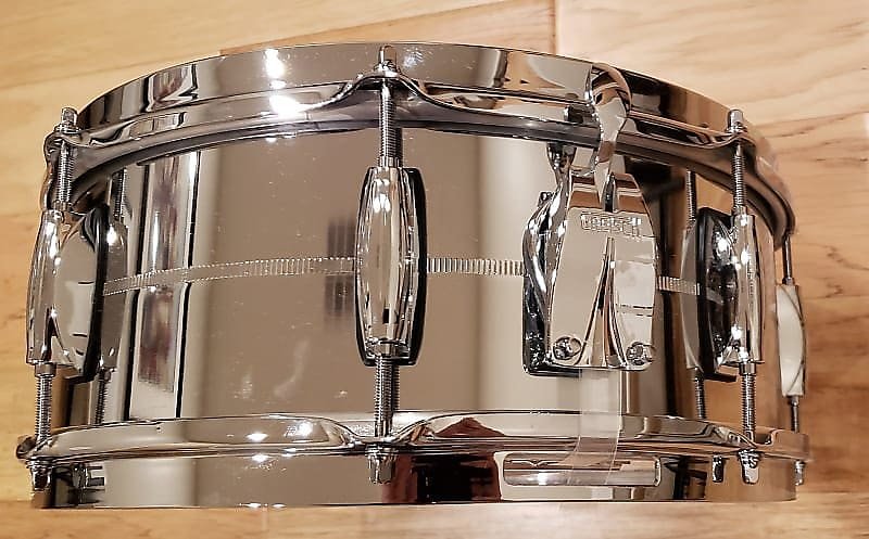 Gretsch GB4165S Brooklyn Series 5.5x14" Chrome over Steel Snare Drum