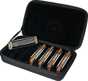 Hohner MBC Marine Band 5 Pack Harmonicas in Keys G, C, A, D, E