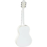 Ortega Guitars Family Series 1/2-Sized Nylon String Guitar in Gloss White w/ Gig Bag & Video Link