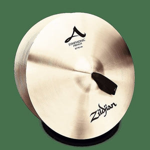 Zildjian A0427 18" A Zildjian Symphonic French Hand Crash Cymbals (Pair) w/ Video Link