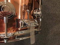 DW DRVP5514SPC Collector's Series 5.5x14" Polished 3mm Copper Snare Drum w/ Chrome Hardware