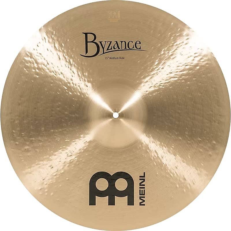 Meinl B21MR-B 21" Byzance Brilliant Medium Ride Cymbal w/ Video Demo