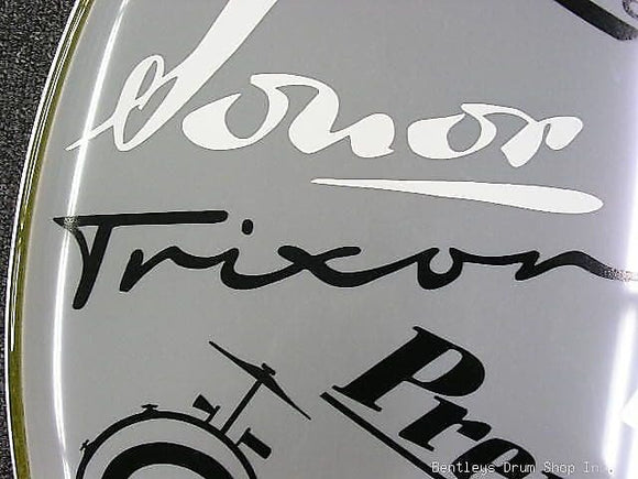 Trixon Black Vintage Logo Replacement Sticker (Hi Quality 3M Vinyl!)