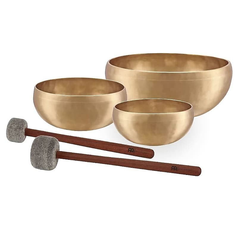 Meinl Sonic Energy SB-C-3800 800G, 1000G & 2000G Cosmos Therapy Singing Bowl Set