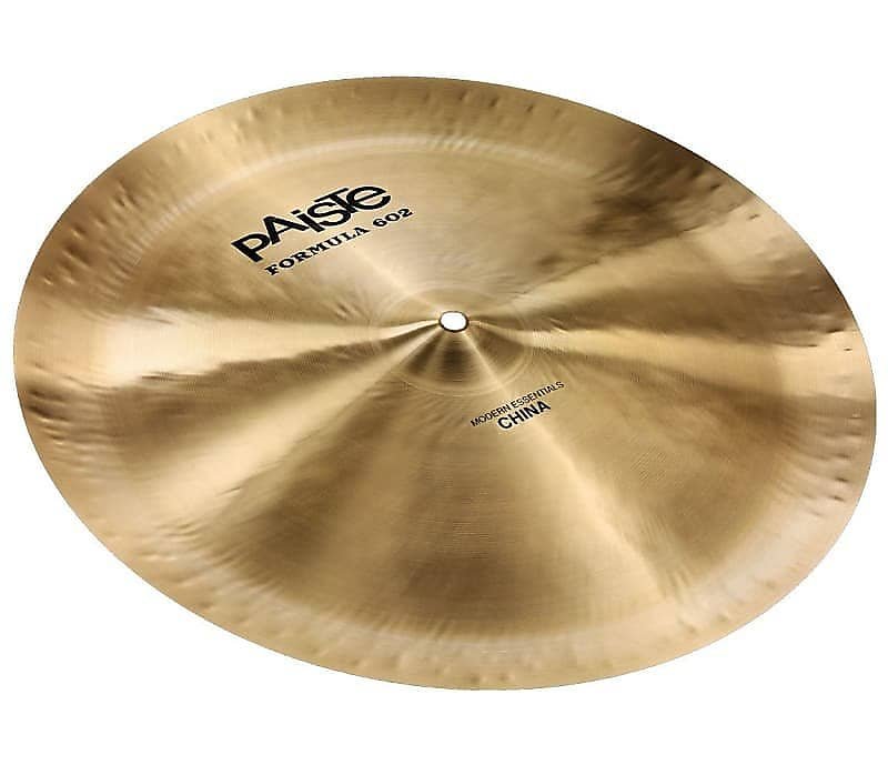 Cymbale chinoise Paiste 18" Formula 602 Modern Essentials *EN STOCK*