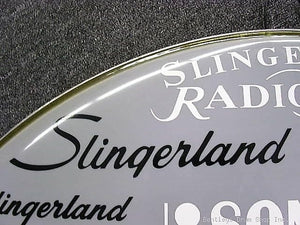 Slingerland Black 70's 80's Vintage Logo Replacement (Hi Quality 3M Vinyl!)