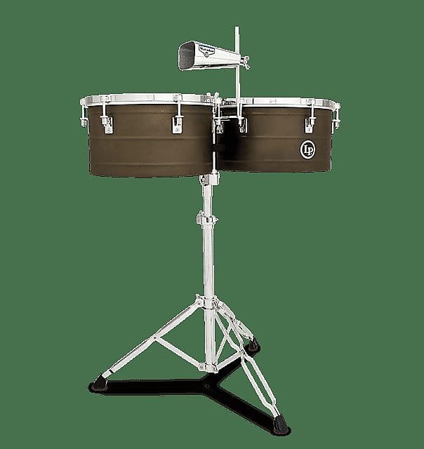 Ensemble de timbales à coquille profonde Barrio LP Latin Percussion M258 Matador Series 14" et 15"