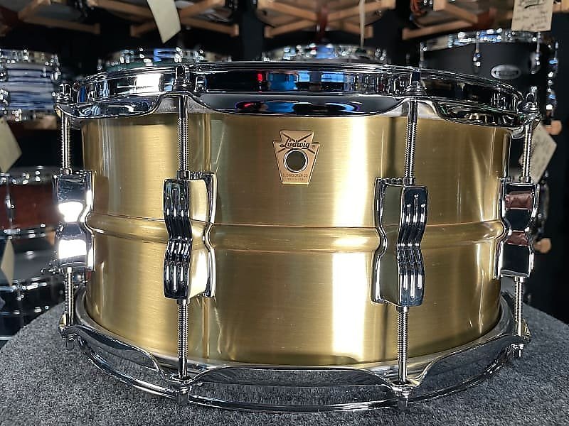 Ludwig LB654B 6.5x14" Acro Brass Snare Drum w/ Video Demo