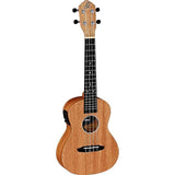 Ortega Guitars RFU11SE Timber Series Concert Acoustic-Electric Ukulele w/ Gig Bag