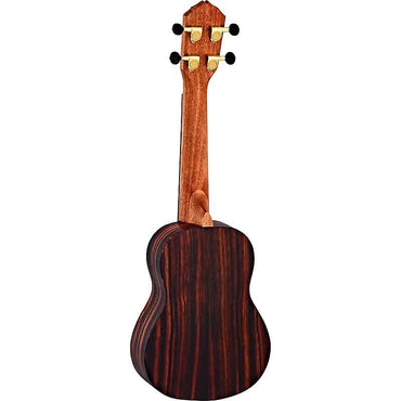 Ortega Guitars RUEB-CC Timber Series Ebony Top Concert Ukulele