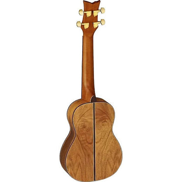 Ortega Guitars Lizard-CC-GB Lizard Series Concert A/E Ukulele in Laser Engraved Lizard w/ Video Link