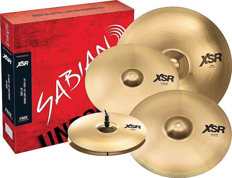 Sabian XSR5005GB Ensemble de cymbales promotionnelles XSR Brilliant