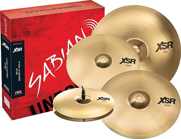 Sabian XSR5005GB XSR Brilliant Promotional Cymbal Set