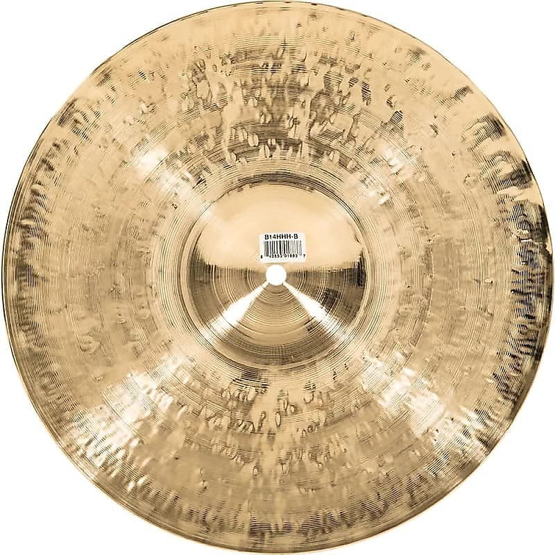 Meinl Brilliant B14HHH-B 14"Heavy Hammered Hihat, pair