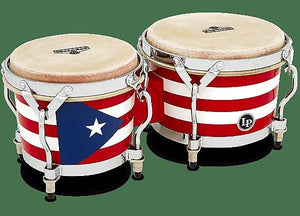 LP Latin Percussion M201-PR Matador Puerto Rican Heritage Wood Bongo