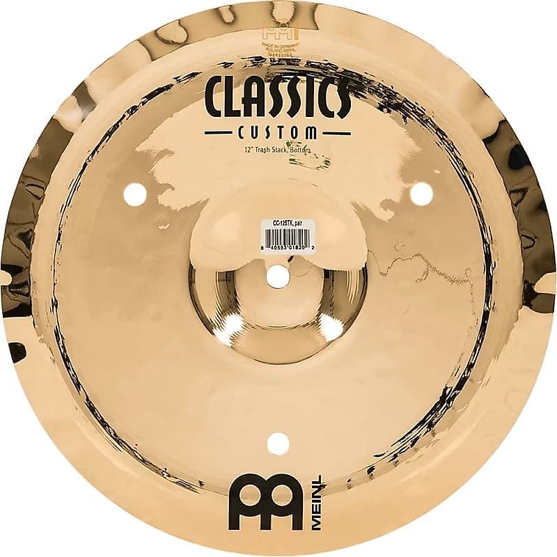 Cymbales Trash Stack 12" Meinl Classics Custom Brilliant CC-12STK