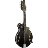 Ortega Guitars RMFE40SBK F-Style Series Mandolin in Satin Black w/ Gig Bag