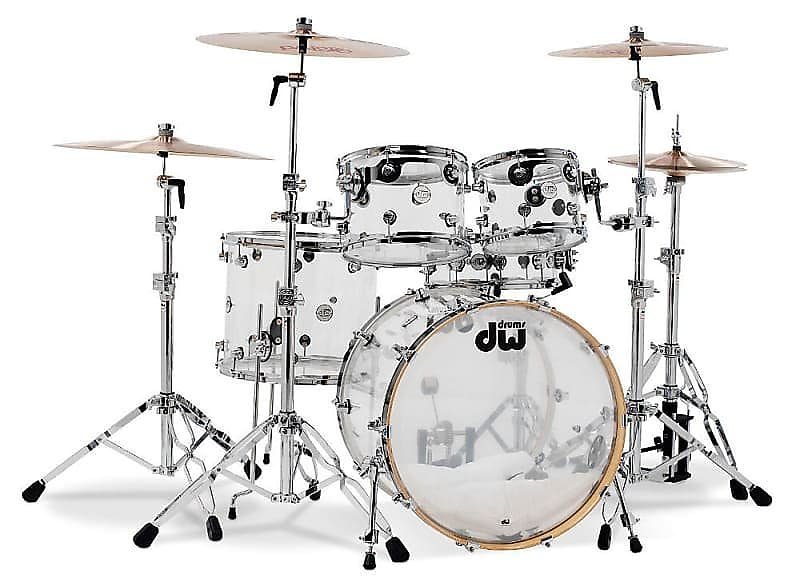 DW 10/12/16/22 Design Series Seamless Acrylic Drum Kit Set with Matching 14" Snare Drum