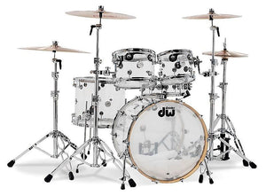 DW 10/12/16/22 Design Series Seamless Acrylic Drum Kit Set with Matching 14" Snare Drum